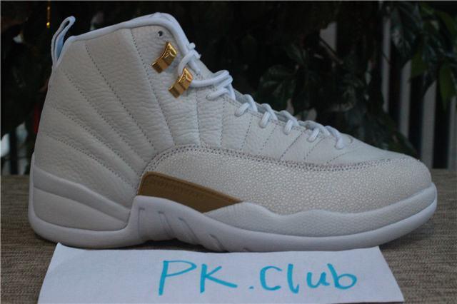 Authentic Air Jordan 12 OVO White Release Version （Nike pairs）